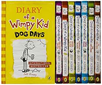 洋書 Diary of Wimpy Kid 1-8 Diary Of A Wimpy Kid Box Of Books 1-8 by Jeff Kinney | eBay